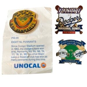 Dodgers Commemorative Pin Bundle